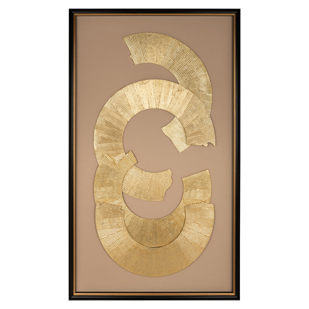 Wandkunst Eden black/gold