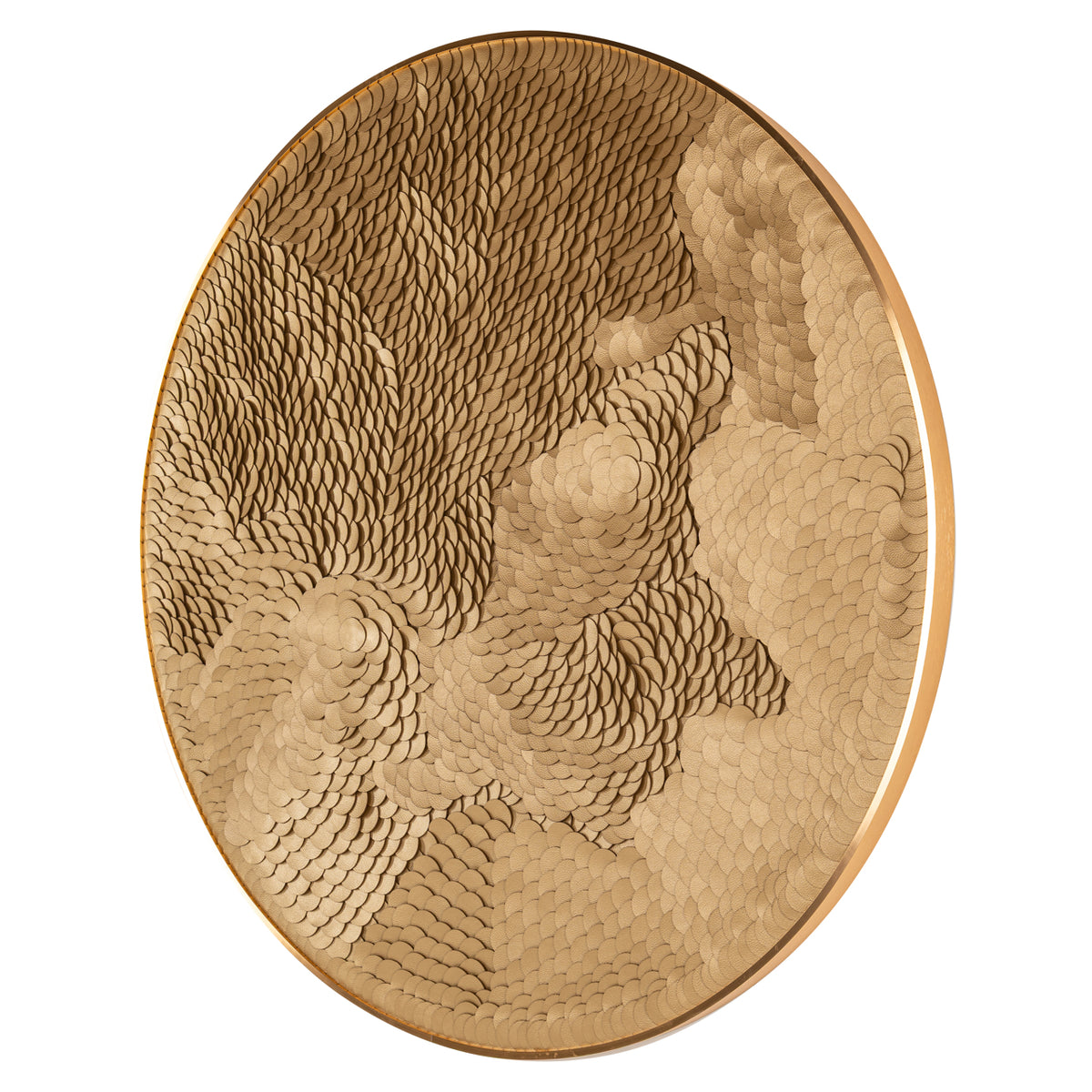 Wandkunst Bloom gold