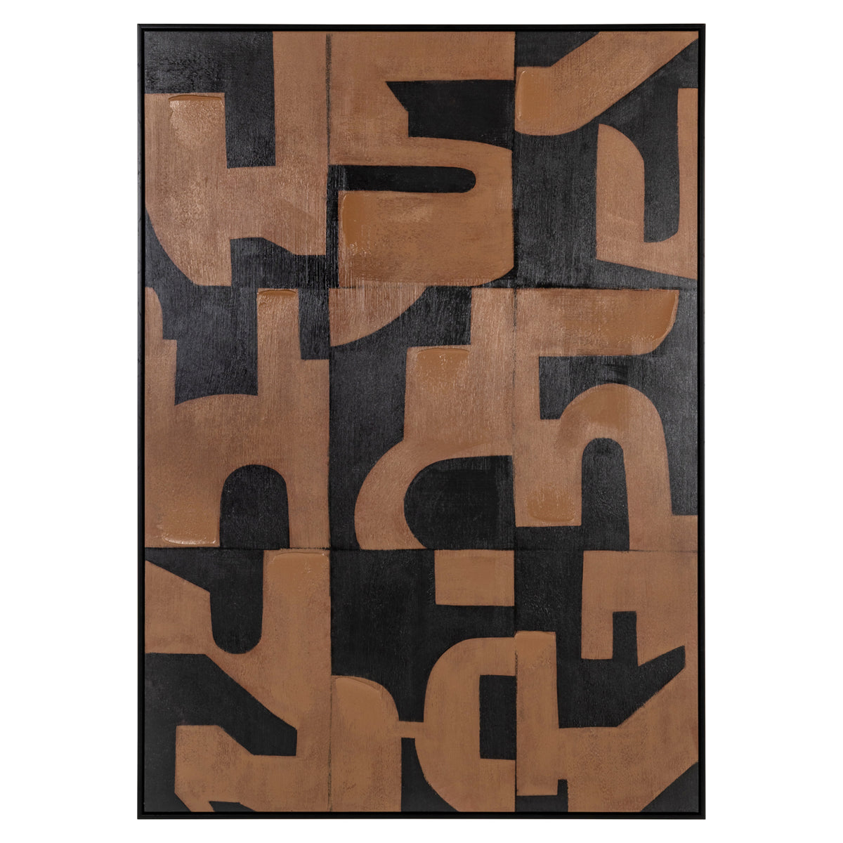 Wandkunst Cascade brown
