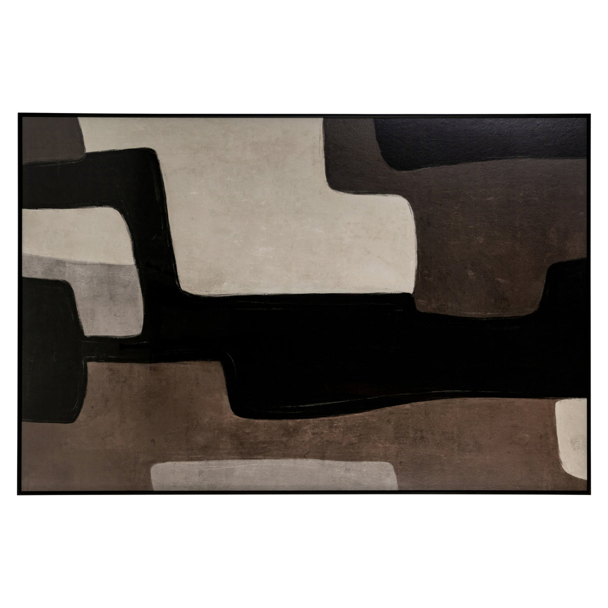 Wandkunst Mirage brown right