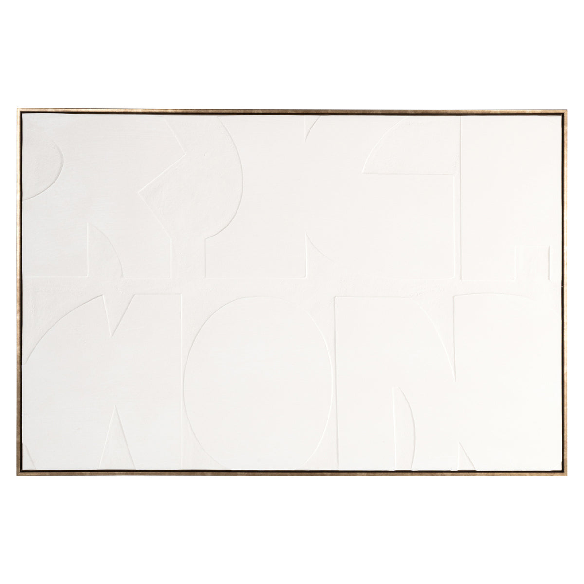 Wandkunst Decadence white