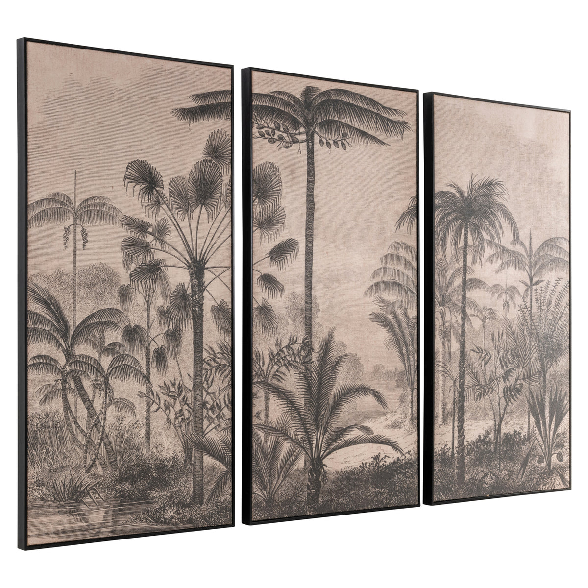 Wandkunst Rhapsody brown (Set of 3)