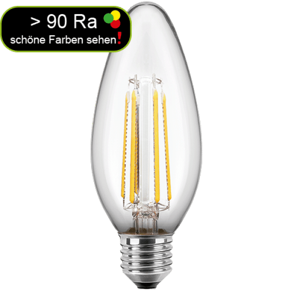 LED Kerze 4,5W (≈40W) 2700K Ø3,5cm