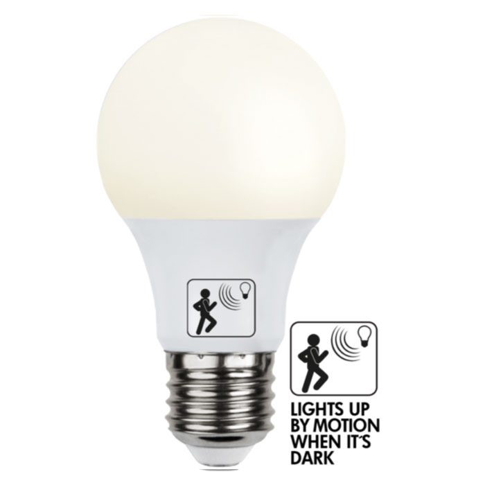 Leuchtmittel - Bewegungs-/Dämmerungssensor 8,3W 2700K Ø6cm