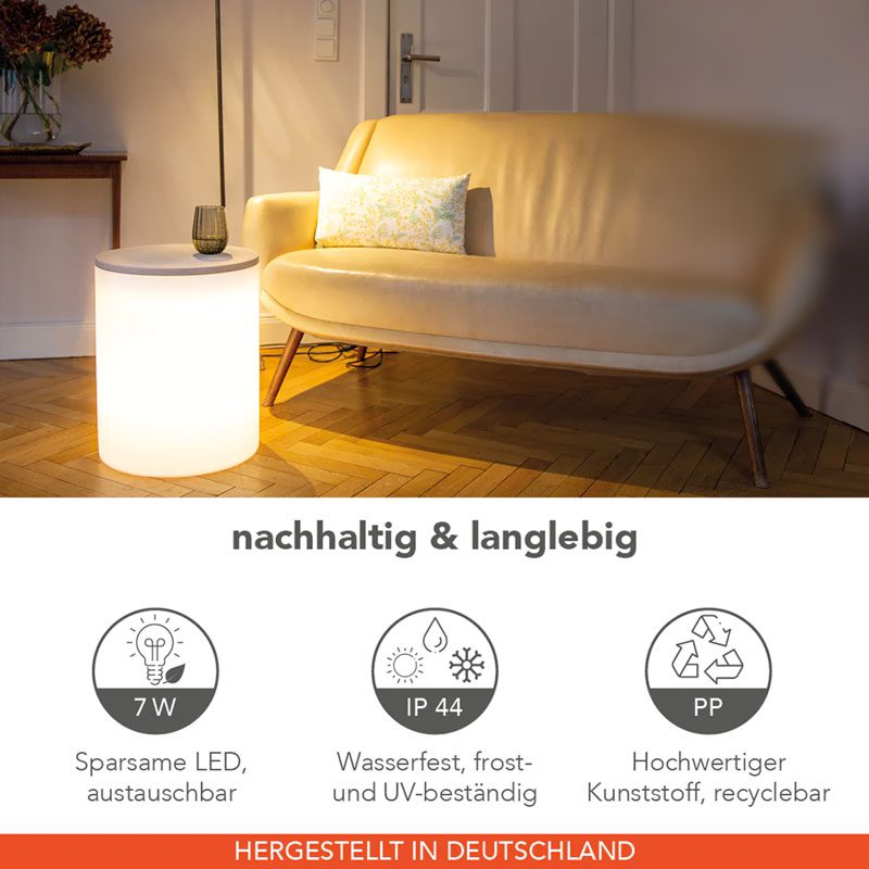 In & Outdoor Leuchttisch - Lumi