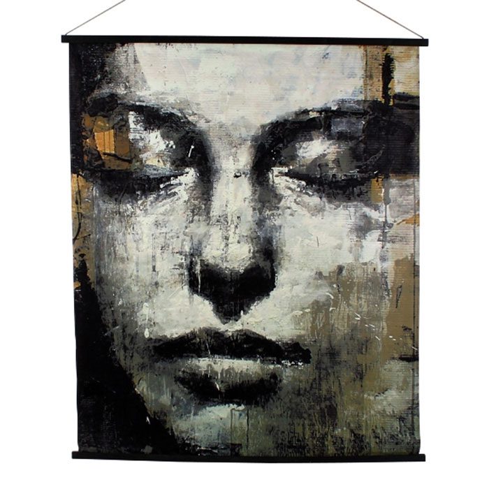 Wandbild - Goldenface