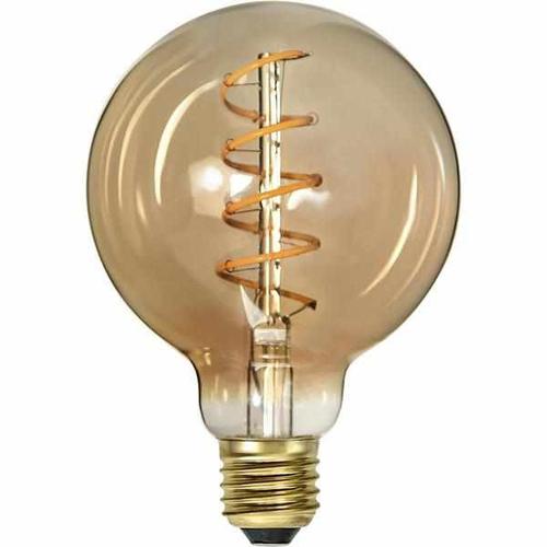 LED Filament “Spiralfilament” Gold- Kugel, 4 Watt (9,5cm)