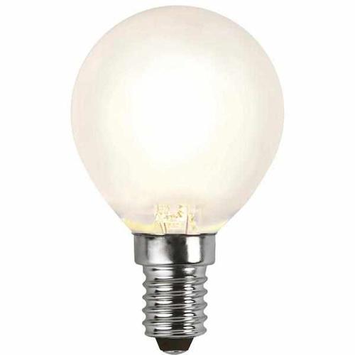 LED Filament gefrostet dimmbar 4 Watt 350 Lumen (ersetzt 32 Watt) warmweiß 2700 Kelvin 80 Ra E14