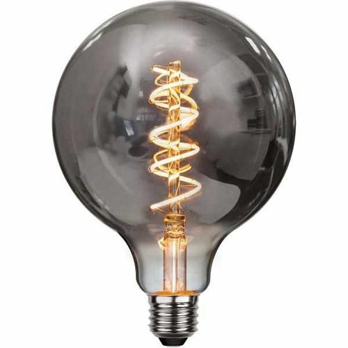 LED Filament “Spiralfilament” Rauchglas - Kugel, 4 Watt (12,5cm)