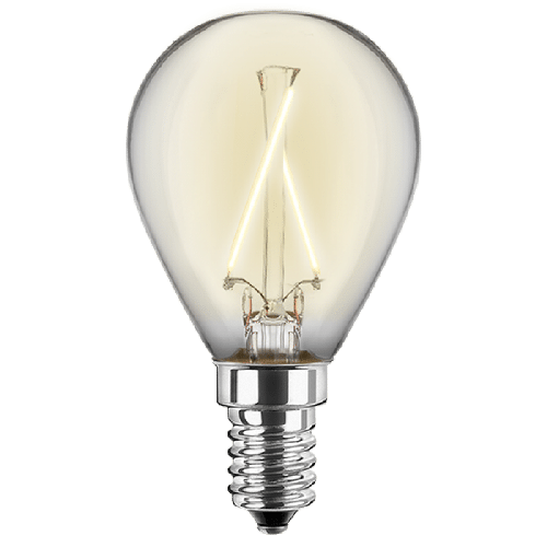 LED Filament Glühfaden Tropfen 2 Watt 250 lumen (ersetzt 25 Watt) warmweiß E14