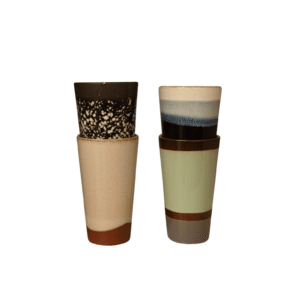 HK Living Kaffeebecher - Vintage LATTE Ibiza