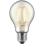 Die 8-Watt-Glühbirne Leuchtmittel - Filament E27 von Licht Factory verfügt über einen Glühfaden im Edison-Stil mit sanftem Glühen und kombiniert klassisches Design mit moderner Effizienz. Ihr Standard-Schraubsockel und die glatte, abgerundete Glasabdeckung machen sie zum idealen Ersatz für 75-W-Glühbirnen.