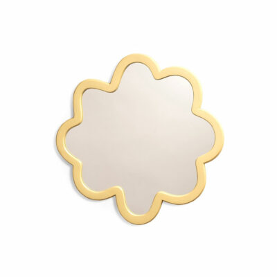 Wandspiegel - Wolke gelb Ø 44.5 cm