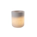 Der In & Outdoor LED Blumentopf - Lumi Elegant ist eine weiße, zylindrische Leuchte aus Milchglas, die dank ihrer LED-Technologie ein warmes Licht ausstrahlt. Sie verfügt über ein minimalistisches Design mit glatter Oberfläche, die eine gleichmäßige Lichtverteilung für eine gemütliche Umgebungsbeleuchtung gewährleistet.