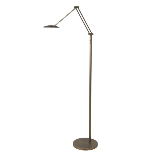 Die Stehleuchte - Thomas ist eine elegante, moderne Stehleuchte mit verstellbarem Arm und rundem Fuß. Ihr minimalistisches Design und die metallische Oberfläche machen sie perfekt für verschiedene Einrichtungsstile.