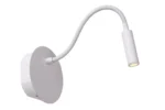 Die Akku-Wandleuchte - FlexiGlow ist eine moderne LED-Wandleuchte mit rundem Sockel und flexiblem Schwanenhalsarm, der in einer schlanken zylindrischen Fassung endet. Ihr minimalistisches Design passt perfekt in moderne Umgebungen.