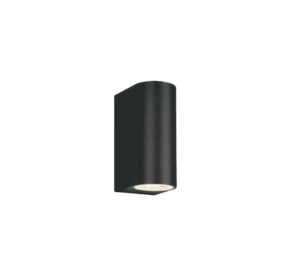 Die Outdoor Wandleuchte - Roya ist eine schlanke, zylindrische schwarze Wandleuchte mit Downlight. Sie bietet ein einfaches, modernes Design, das den minimalistischen Stil unterstreicht und sich perfekt für zeitgenössische Innen- oder Außenbereiche eignet.