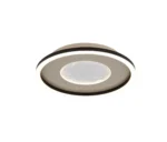 Deckenleuchte mit schwarze, Ramen hauptsächlich ist die leuchte braun