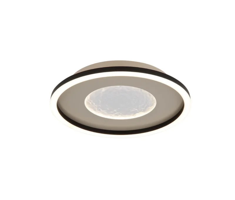 Deckenleuchte mit schwarze, Ramen hauptsächlich ist die leuchte braun