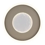 Deckenleuchte mit schwarzem ring hauptsächlich is die leuchte braun