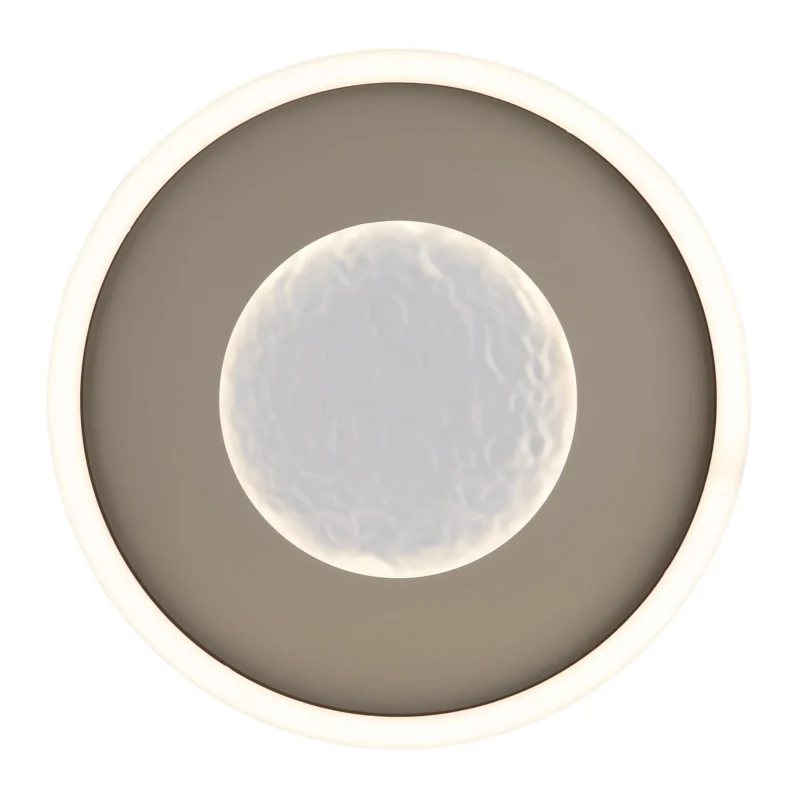 Deckenleuchte mit schwarzem ring hauptsächlich is die leuchte braun