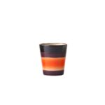 becher in orang Lila und braun für esprecco