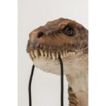 Foto von dem maul eines Dinos welches eine Fassung im maul trägt um ein leuchtmittel rein zu schrauben