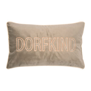 Kissenhülle Dorfkind in beige