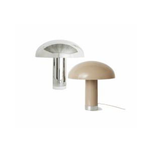 HK-living Tischlampe - Lounge chrome/beige