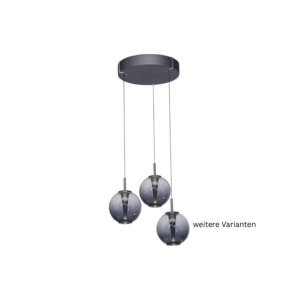 3er Rondell Pendelleuchte - PURE E-Infinity